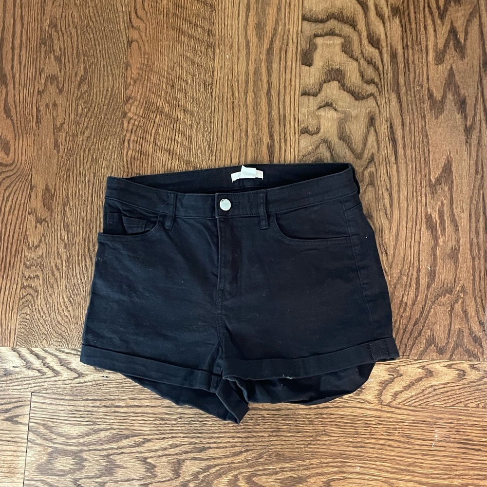 H&M Black Jean Shorts for Women